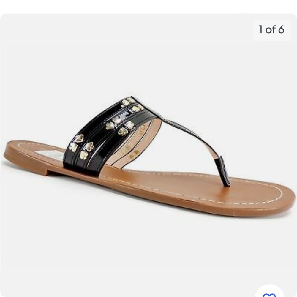 Kate Spade Black patent sandals